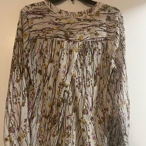 Liz Claiborne floral Polyester Blouse